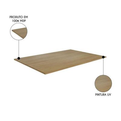 Tampo Para Balcão De Cozinha 120cm MDP Amêndoa