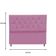 Cabeceira Cama Box Solteiro 90 Cm Aurora Suede Rosa