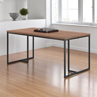 Mesa De Jantar Nióbio 1,60 Nogueira