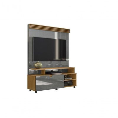Home P- Tvs Até 60 Berlim Cinza Perolizado-tauari - Lukaliam