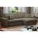 Sofá Retrátil Reclinável Para Sala 3 Lugares 250cm Varsov F04 Veludo Marrom Claro - Lyam Decor
