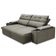 Sofá Retrátil Reclinável Para Sala 3 Lugares 205cm Gordon F04 Veludo Marrom Claro - Lyam Decor