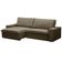 Sofá Retrátil Reclinável Para Sala 3 Lugares 250cm Varsov F04 Veludo Amêndoa - Lyam Decor