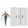 Guarda Roupas Modulado De Canto Madrid Com 5 Portas Maxel Branco
