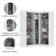 Guarda Roupas Modulado De Canto Madrid Com 5 Portas Maxel Branco