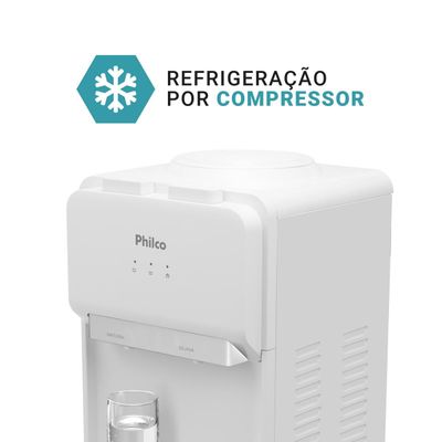 Bebedouro Philco 20L Água Gelada e Natural com Compressor PBE11 220V