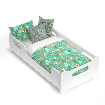 Cama Infantil Com Grade De Proteção Branco