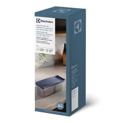 Organizador de Geladeira Electrolux Experience com Cesto Escorredor 2,3L Não se aplica