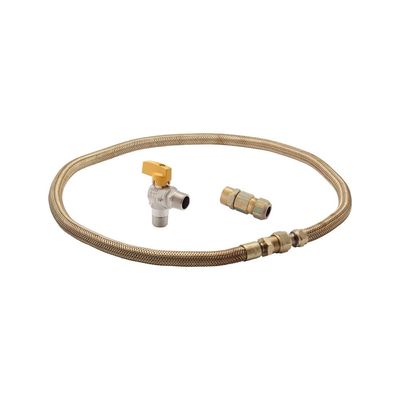 Kit Instalação Gás Encanado com Registro para Fogão de Piso e Cooktop Electrolux Não se aplica