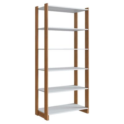 Estante Multiuso 5 Prateleiras Ey201 Mell Branco Novam Mell Branco