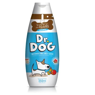 Kit banho em casa Shampoo e Condicionador e Perfume Filhotes Caes Gatos hipoalergenico Dr .Dog