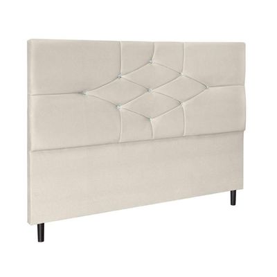 Cabeceira Cama Box Queen 195 Cm Camboriú Bege