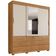 Guarda Roupa Liverpool 3 Portas 9 Gavetas 4 Prateleiras Cinamomo-cinamomo Off