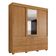 Guarda Roupa Liverpool 3 Portas 9 Gavetas 4 Prateleiras Cinamomo-cinamomo Off