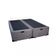 Cama Box Baú Queen Bipartido Homequeen Suede Cinza 41x158x198