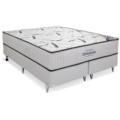 Cama Box E Colchão Highfoam – Queen Size (158x198) - Ortobom
