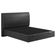 Cama Queen Baú Flutuante Com Cabeceira 160cm Spazio S04 Couríssimo Preto - Lyam Decor