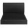 Cama Queen Baú Flutuante Com Cabeceira 160cm Spazio S04 Couríssimo Preto - Lyam Decor