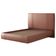 Cama Casal Flutuante Com Cabeceira 140cm Astra S04 Couríssimo Telha - Lyam Decor