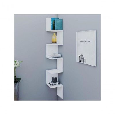 Estante De Canto Multivisão Branco