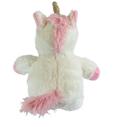 PELÚCIA UNICORNIO MUSICAL E LUZ BRANCO - 4 FUNÇÕES - CLINGO