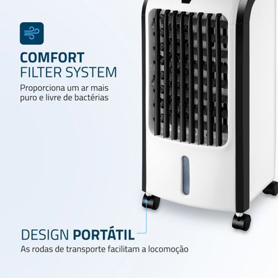 Climatizador Flash Air Mondial Branco e Preto 80W CL-03 110