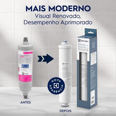 Kit Filtro de Água Externo para Refrigerador Side By Side Electrolux (3 unidades) Não se aplica