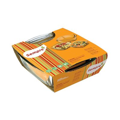 Conjunto com 3 Assadeiras Quadrada Sempre