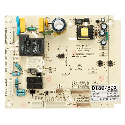 Placa Potência Refrigerador Electrolux - DI80X DT80X Não se aplica