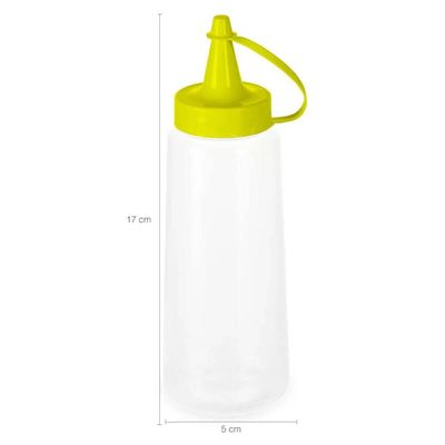 Kit 60 Bisnagas Plásticas para Molho 250ml Ketchup Maionese