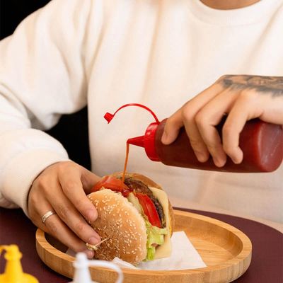 Kit 60 Bisnagas Plásticas para Molho 250ml Ketchup Maionese