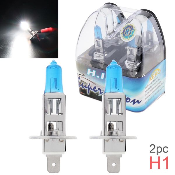2 peças de Lâmpadas Halógenas Xenon 12V 6000K para Carro H3