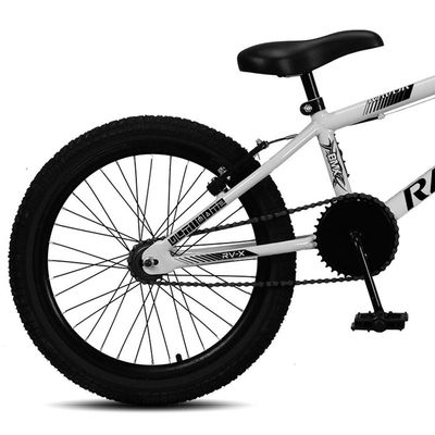 Bicicleta Bmx Cross Aro 20 Rv-x Aro Aero Freio V-brake Ravok Cor:branca