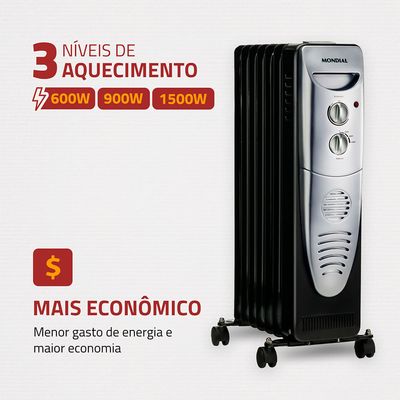 Aquecedor a Óleo Mondial A-06 220