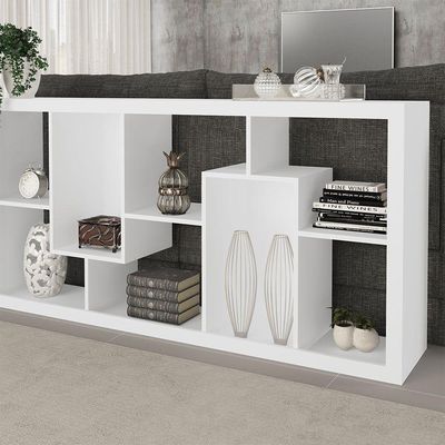 Estante com Nichos Branco Tecno Mobili