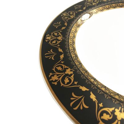 Jogo de pratos rasos em porcelana Strauss Queen 28cm 6 peças
