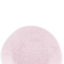 Jogo de 6 Pratos Rasos Oxford Ryo Pink Sand Rosa Claro 27,5cm Porcelana