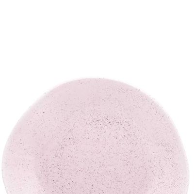 Jogo de 6 Pratos Rasos Oxford Ryo Pink Sand Rosa Claro 27,5cm Porcelana