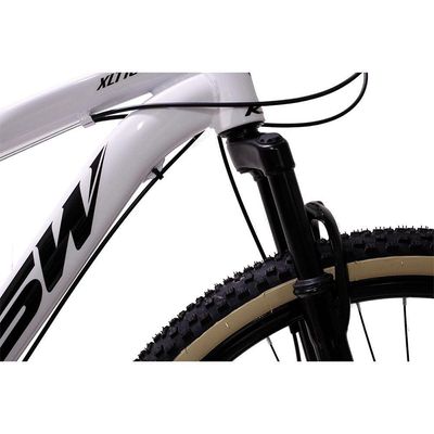 Bicicleta Aro 29 Ksw 21 Marchas Alumínio Cambio Shimano Freio A Disco Branco -ad Preto 17