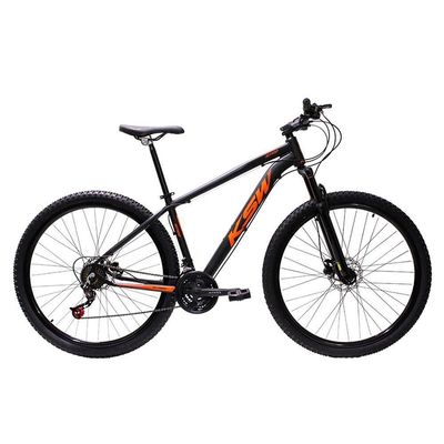 Bicicleta Aro 29 Bike Ksw Xlt 21 Marchas Alumínio Freio A Disco Preto Fos -ad Laranja 17