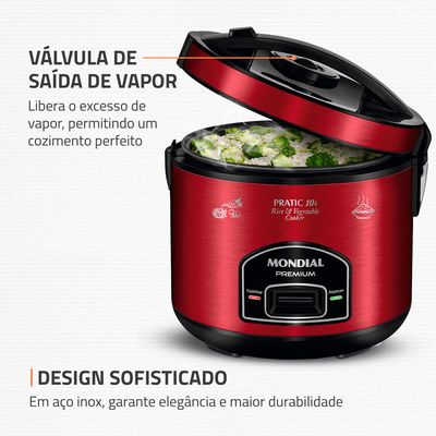 Panela Elétrica Mondial Pratic 10I PE-46-10X 220