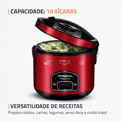Panela Elétrica Mondial Pratic 10I PE-46-10X 220