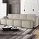 Sofá Cama para Sala de Estar 4 Lugares 316cm Montserrat K01 Bouclê Bege - Lyam Decor