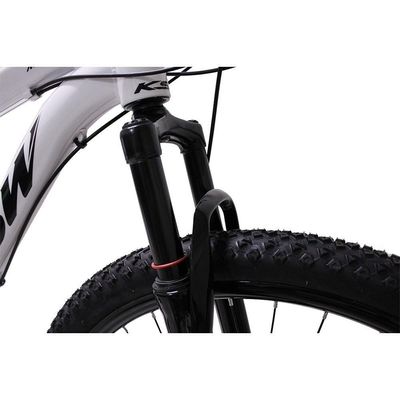 Bicicleta Aro 29 Ksw Bike Alumínio Câmbios Shimano 21 Marchas Branco -ad Preto 17