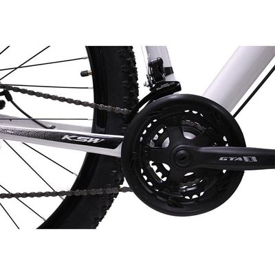 Bicicleta Aro 29 Ksw Bike Alumínio Câmbios Shimano 21 Marchas Branco -ad Preto 17
