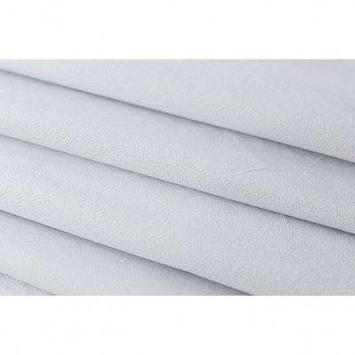 Cabeceira Casal Reta Luxo 140x60 Courino Branco - Tachas Fumê
