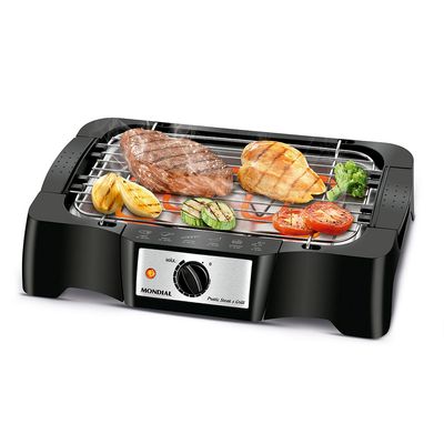 Churrasqueira Elétrica Mondial Preto 1500W CH-07 110