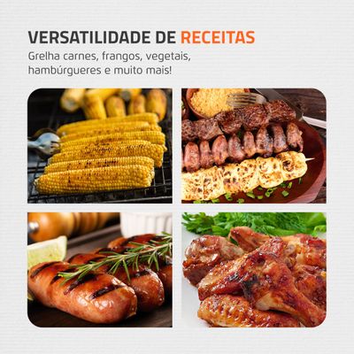 Churrasqueira Elétrica Mondial Preto 1500W CH-07 110