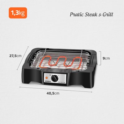 Churrasqueira Elétrica Mondial Preto 1500W CH-07 110