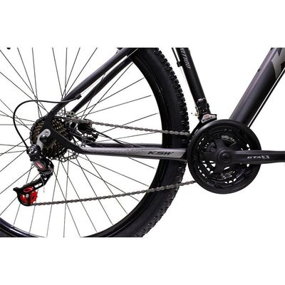 Bicicleta Aro 29 Bike Ksw Xlt 21 Marchas Alumínio Freio A Disco Preto Fos -ad Prata 19